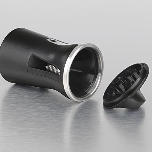 GOURMETmaxx 09873 Julienneschneider & Spiralschneider | Gemüse und Obst | Gemüse-Nudeln / Veggie Pasta (Zucchini, Spargel, Gurken, Möhren, Kartoffel) | Royal Schwarz | Edelstahl - 2