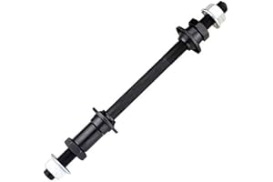 YILILAY Bike Wheel Hub Axle, Cycle Cycling Spindle Rear Hub Axle Skewer Solid Shaft Lever 180Mm