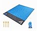 Produktbild Wellhouse Picknickdecke tragbare Stranddecke Nylon 210 x 200 cm für Strand, Wiese, Picknick, Reisen - Campingdecke Camingmatte Wasserdicht Ultraleicht mit 4 Bodennägel