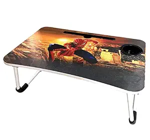 BullBear Laptop Desk for Study and Reading with Foldable Non-Slip Legs Reading Table Tray, Laptop Table, Laptop Stands, Laptop Desk ( Multi Design ) (Spider-Man)
