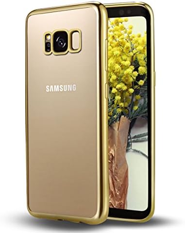 Samsung Galaxy S8 Plus Case, Vitutech Case Cover Galaxy S8 Plus Bumper Case Ultra-Thin Soft Gel Plating TPU Full Protection [Anti-Scratches] Protective Case for Samsung Galaxy S8 Plus-Gold