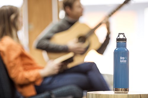Klean Kanteen 20 oz Classic Insulated mit Loop Cap – 592ml Thermosflasche - 5
