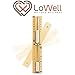 Produktbild LoWell  - Saunauhr - Sauna Sanduhr Aus natürlichem Kiefernholz - weißer Sand - hitzebeständiges Glas - Sand-Timer, Infrarotkabine Uhr, Zeitmesser, Stoppuhr - hochwertiger Sand, verklebt nicht - Farbe Weiß - 15min Laufzeit