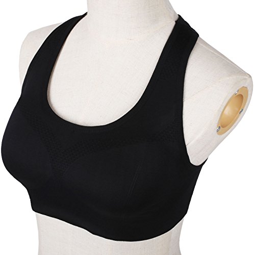 Yolev Sport BH Yoga BH starker Halt mit Polster ohne Bügel (2 Stücker) - 5