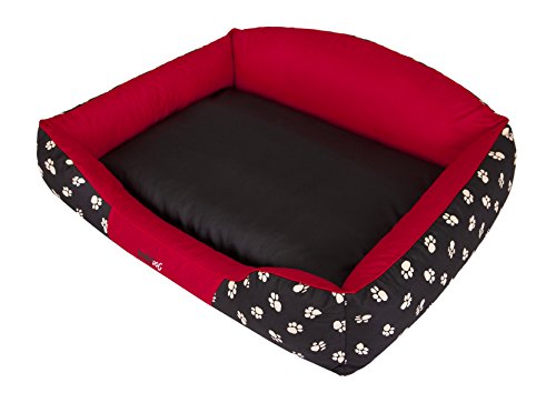 Hobbydog Royal Series Cama para Perro, Grande, Corona roja