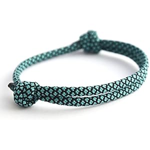 KOMIMAR Surfer Armband - cool lässiger Surf Style - Freundschaftsarmband - Surfer - Skater - Snowboarder - DIY - Geschenkidee - Handgemacht - Yachting - Skaterschmuck - Surferarmband - Laguna Diamonds