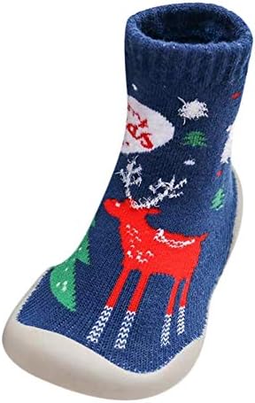 Kobay Baby Unisex Shoes, Baby Infant Toddler Girls Boys Cartoon Christmas Xmas Winter Warm Cartoon Animation Socks Shoes