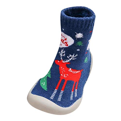 Kobay Baby Unisex Shoes, Baby Infant Toddler Girls Boys Cartoon Christmas Xmas Winter Warm Cartoon Animation Socks Shoes