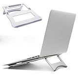 wivarra Soporte para Portátil de Aluminio, Soporte 11"-15.6" Portátil Plegable y