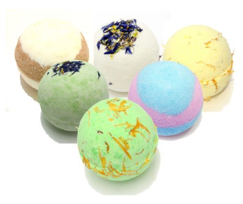 Bee Beautiful 6 X 65g Bath Bombs (approximately 5cm diameter) (For Him)