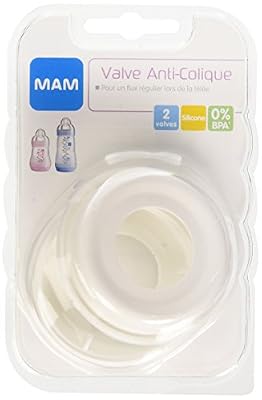 MAM Valve Anti-Colique - Lot de 2 - Blanc