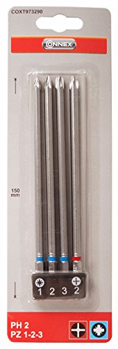 Connex Bitsatz, 4-teilig, 150 mm, PH / PZ, COXT973290 - 3
