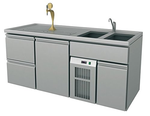 Preisvergleich Produktbild Ausschanktheke 1965x700x900 mm, Umluftkühlung, 500 W