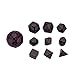 Produktbild Polyedrische Würfel,Rifuli® 10er Party für Game Dungeons & Dragons Polyhedral D60 Mehrseitige Acrylwürfel Polyedrische Würfel Set Spielwürfel Tischkartenspiele