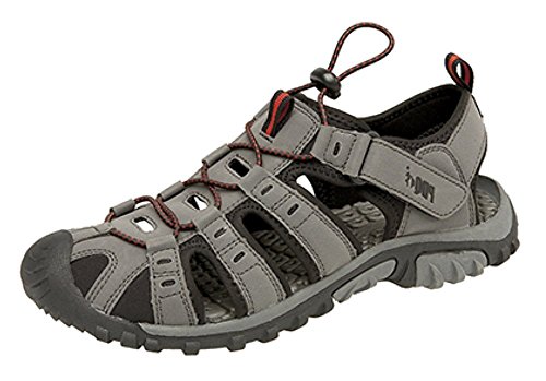 Herren PDQ Knebelknopf & Klettverschluss Sport Trail Sandalen - 2