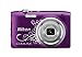 Nikon Coolpix A100 Point and Shoot Digital Camera (Purple Design) with Card and Camera Case RS.5800.00