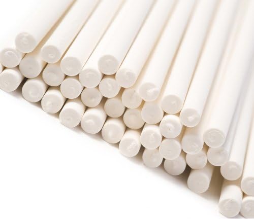 x500 203mm x 4.5mm Paper Lollipop Cake Pop Sticks Lolly Lollies Crafts by Loypack