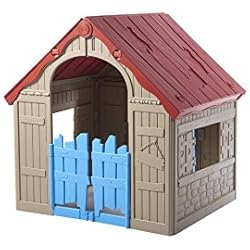 Keter - Casita infantil plegable, Edad recomendada: 4 - 7 años