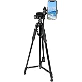 Coverzone Tripod Kalın Sağlam Aliminyum Kalın G&ouml;vdeli Profesyonel Telefon Tutucu &Ccedil;antalı 150 Cm Tripod Neepho (F8840 Bluetoot