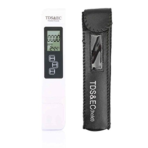 Preisvergleich Produktbild Gankmachine TDS Meter Wasserqualität Tester mit Digitalanzeige für Haushalt Trinkwasser Aquarium Schwimmbäder