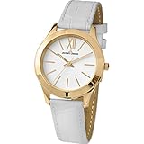 Jacques Lemans Damen Analog Quarz Uhr mit Leder Armband 1-1840ZK