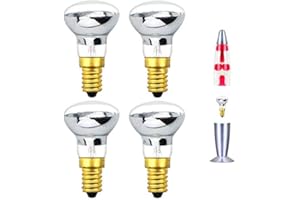 ‎BONLUX Bonlux 25W E14 Lavalampe Birne R39 Reflektorbirne Glühlampe 25W E14 R39 Lavalampe Birne (4 Stück)