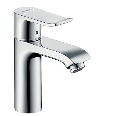 Hansgrohe 31203000 7919854 Metris Lowflow Mitigeur de lavabo à levier simple avec garniture d'écoulement Chromé