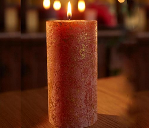 St Eval vela aromática para guitarra dorado - Naranja y Canela - especias y cítricos. Ideal mesa de comedor o como regalo de Navidad rústico de conexión y desconexión.