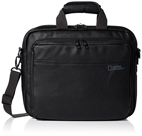 Preisvergleich Produktbild NATIONAL GEOGRAFIC , Herren Schultertasche schwarz Schwarz