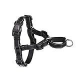diseño super suave y seguro: Correa de Perros pecho adopta capas de nylon de alta densidad resistente con su perro disfruta que lo lleva y reducir los tirones en el cuello de su mascota. correas reflectantes garantizan la seguridad de su perro, mientras que hacia fuera para un paseo