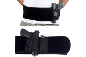 ACEXIER étui de Ceinture Tactique étuis de Pistolet Militaire Ceinture Large élastique Chasse en Plein air étui de Pistolet caché Portable