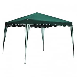 Gazebo Pieghevole A Fisarmonica 3x2m Impermeabile - Mini-Ignys, Bianco O Verde - Foto 5