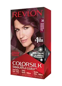 Revlon Colorsilk Beautiful Color for Unisex, #34 Deep Burgundy (Pack of 12)