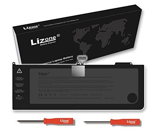 Lizone® Ultra Hochleistung Notebook Laptop Batterie Akku für Apple MacBook Pro 15.4" A1382 A1286 Core i7 (Early 2011 Late 2011 Mid 2012) MC721 MC723 MD318 MD103 MD322 MD104 661-5211 661-5476 Laptop Batterie Akku 10.95V/65.5Wh