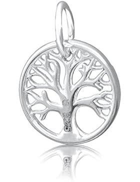 ANDANTE 925 Sterling Silber Kettenanhänger - Motiv Lebensbaum - Baum des Lebens - Tree of Life - 14 x 18mm