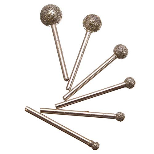 Preisvergleich Produktbild belupai 6 stücke Runde Diamantschleifscheibe 3mm Rundschaft für Dremel