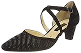 gabor riemchenpumps Echtes Leder Gabor Shoes Damen Fashion Pumps, Schwarz, 37.5 EU