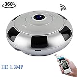 CRISP HD 1080p Video: Hochwertige Videoprozessoren ermöglichen es der Heimkamera, HD-Live-Videos mit 360-Grad-Weitwinkelansicht zu streamen.
