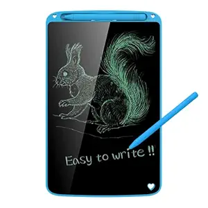 Samvardhan 8.5 Inch LCD WritingTablet/Drawing Board/Doodle Board/Writing Pad with 2 Magnets - Reusable Portable E Writer Educational Toys, Gift for Kids Student Teacher Adults (Blue)