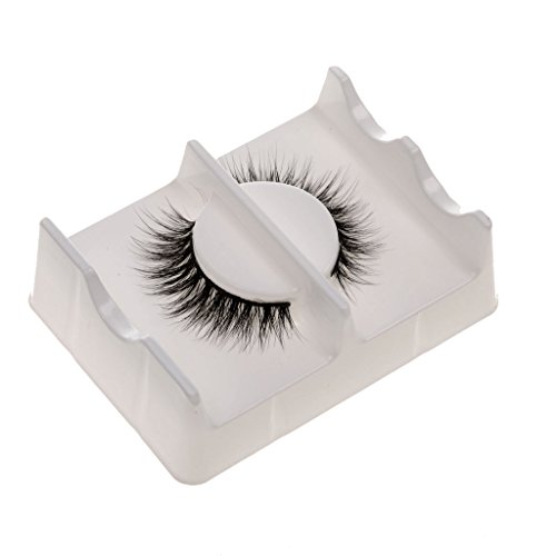 Ein Paar Künstliche Pferdehaar Lange Wimpern Natürlich Schwarz – 04 - 2