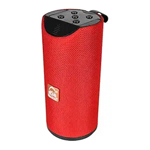 U & I Spin Series 5 Watt 1.1 Channel Truly Wireless Bluetooth Outdoor Speaker (Red)