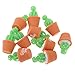 Produktbild FLAMEER 10-TLG/Set 1:12 Puppenhaus Gartendeko - Miniatur Kaktus Bonsai Zimmerpflanze Ornament - Hellgrün
