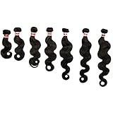 100% Brazilian Human Hair Weft Virgin Weave Unprocessed Natural Colours 100g