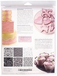 Autumn Carpenter Designs 6 Different Floral Texture Sheets Sugarcraft Cake Decorating Cupcakes Cookies