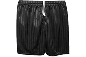 Bahob® Mens Adult Boys Girls Unisex Shadow Stripe Gym Sports Football Games School PE Shorts Small to XXL