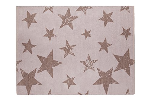 Lorena Canals Vintage Star Rug and Cushion (Lavender)