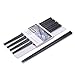 Produktbild Japanische EssstäBchen 5 Paar Alloy Chopsticks Wiederverwendbare EssstäBchen Waschbar Sushi Essstäbchen Schwarz G6