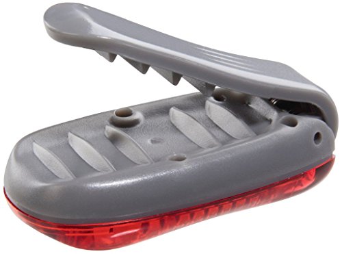 Hama 2er LED-Sicherheitsclip-Set (Batteriebetrieb, Dauerlicht und Blinklicht, ideal für Jogger, Schulkinder, Radfahrer) rot - 6