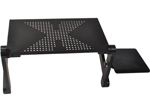 Klappbar Betttablett Betttisch Notebook Ständer Laptoptablett Notebooktisch Notebookständer Laptopständer Laptoptisch Laptop Bett Tisch Computertisch PAD Halter Faltbar - 3