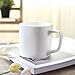 Produktbild Mugcap Europäische Weiße Keramik Tasse Wasser Schale einfach Espresso Tasse englischen Tee Tasse Apparate Paket, Tasse des Quartetts